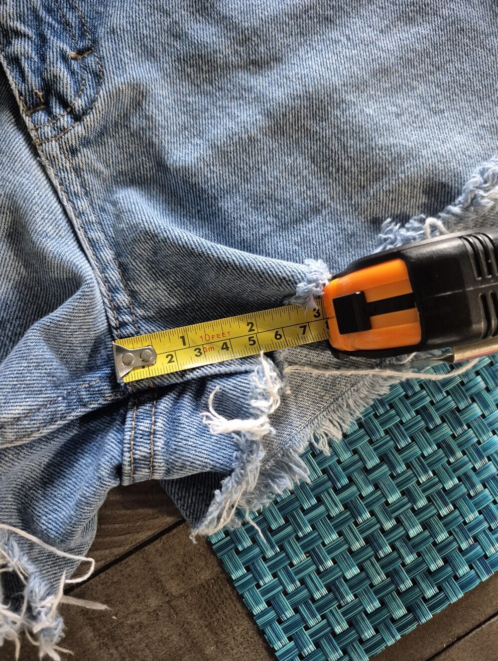 Canyon River Blues Light Blue Jean Shorts - Picture 7 of 7